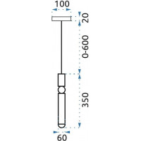 Stropní svítidlo ARMADILLO - kov - zlaté