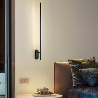 Nástěnné LED svítidlo ROD side - 92 cm - 12W - černé