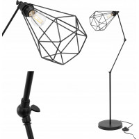 Stojací lampa DIAMOND - černá