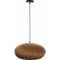 Stropní svítidlo BOHO cardboard - kartonové/černé