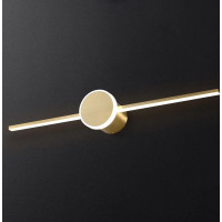 Nástěnné LED svítidlo nad zrcadlo PROPELLER - 81 cm - 18W - zlaté