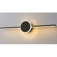 Nástěnné LED svítidlo nad zrcadlo PROPELLER - 41 cm - 7W - černé