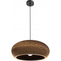 Stropní svítidlo BOHO cardboard - kartonové/černé