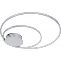 Stropní LED svítidlo CIRCLES - 110W - chromové - s ovladačem