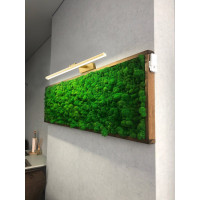 Nástěnné LED svítidlo nad zrcadlo GOLDEN - 40 cm - 8W - zlaté