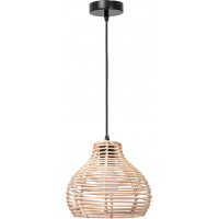 Stropní svítidlo BOHO small bulb - bambusové/černé