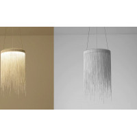 Stropní LED křišťálové svítidlo WATERFALL - 10W - chromové