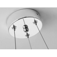 Stropní LED křišťálové svítidlo WATERFALL - 10W - chromové