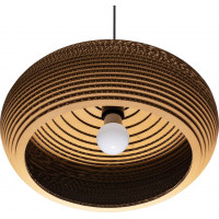 Stropní svítidlo BOHO cardboard - kartonové/černé