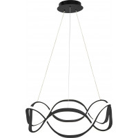 Stropní LED svítidlo PULSE 120W - černé + ovladač