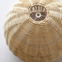 Stropní svítidlo BOHO bowl - bambusové/černé