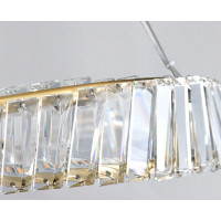 Stropní LED křišťálové svítidlo FLIP - 60W - zlaté