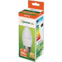 Žárovka E27 svíčka - LED - 6W - 480lm - 3000K