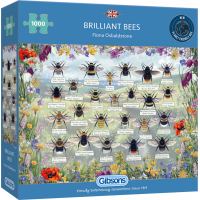 GIBSONS Puzzle Brilantní včely 1000 dílků