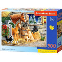 CASTORLAND Puzzle Setkání přátel ve stáji 300 dílků