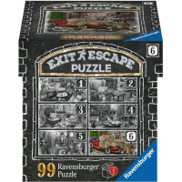 RAVENSBURGER Únikové EXIT puzzle Strašidelné sídlo 6: V garáži 99 dílků