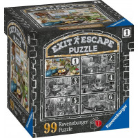 RAVENSBURGER Únikové EXIT puzzle Strašidelné sídlo 1: V kuchyni 99 dílků