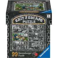 RAVENSBURGER Únikové EXIT puzzle Strašidelné sídlo 3: V zimní zahradě 99 dílků