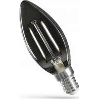 Žárovka E14 - LED retro Edison - kouřové sklo - 2,5W - 150lm - 4000K