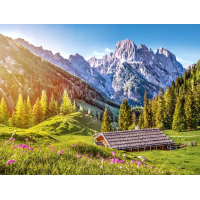CASTORLAND Puzzle Léto v Alpách 500 dílků