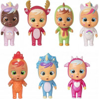 TM TOYS Cry Babies Magic Tears Fantasy Paci domeček - tmavě růžový