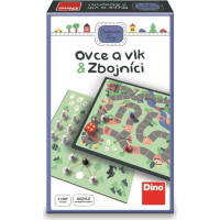 DINO Cestovní hra Vlk a ovce & Zbojníci