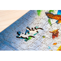 RAVENSBURGER Dřevěné puzzle Tygr v džungli 500 dílků