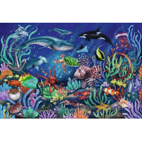 RAVENSBURGER Dřevěné puzzle V moři 500 dílků