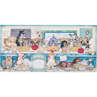 GIBSONS Panoramatické puzzle Ocásek dvou čiperků 636 dílků
