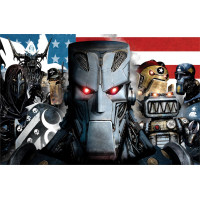 ZEE PRODUCTION Puzzle 2000 AD: A.B.C.Warriors 500 dílků