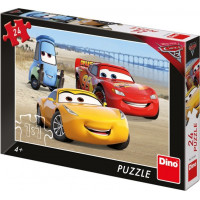 DINO Puzzle Auta 3: Na pláži 24 dílků