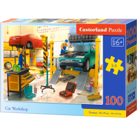 CASTORLAND Puzzle Autoservis 100 dílků