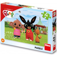 DINO Puzzle Bing na zmrzlině 24 dílků