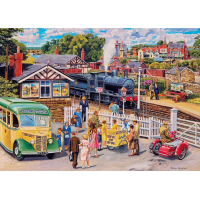 GIBSONS Puzzle Dobrůtky na nádraží XL 500 dílků