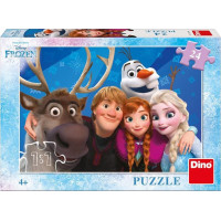 DINO Puzzle Ledové království: Selfie 24 dílků