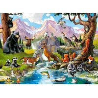 CASTORLAND Puzzle Lesní zvířátka 70 dílků