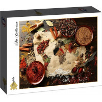 GRAFIKA Puzzle Mapa světa z koření 2000 dílků