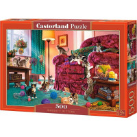 CASTORLAND Puzzle Nezbedná koťata 500 dílků