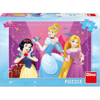 DINO Puzzle Odvážné Disney princezny 24 dílků