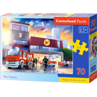 CASTORLAND Puzzle Požární stanice 70 dílků