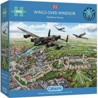 GIBSONS Puzzle Přelet nad Windsorem 1000 dílků