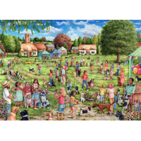 GIBSONS Puzzle Vesnická psí soutěž 1000 dílků