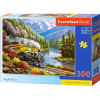 CASTORLAND Puzzle Vlak Eagle River 300 dílků