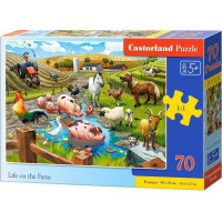 CASTORLAND Puzzle Život na farmě 70 dílků