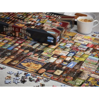 GIBSONS Puzzle Značky, které vybudovaly Británii 1000 dílků