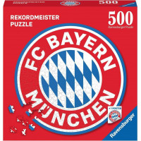 RAVENSBURGER Kulaté puzzle FC Bayern Logo 500 dílků