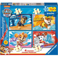 RAVENSBURGER Moje první puzzle Tlapková patrola 4v1 (2,3,4,5 dílků)
