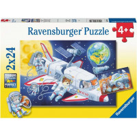 RAVENSBURGER Puzzle Cesta vesmírem 2x24 dílků