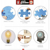 EDUCA Puzzle Chata v Alpách 4000 dílků
