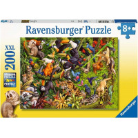 RAVENSBURGER Puzzle Deštný prales XXL 200 dílků